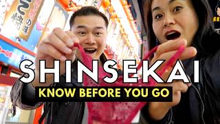 13 THINGS YOU NEED TO KNOW SHINSEKAI Osaka + How to Eat KUSHIKATSU w/ Lin Nyunt