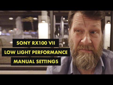 Sony rx100 vii low light test with manual settings and iPhone comparison - 4K