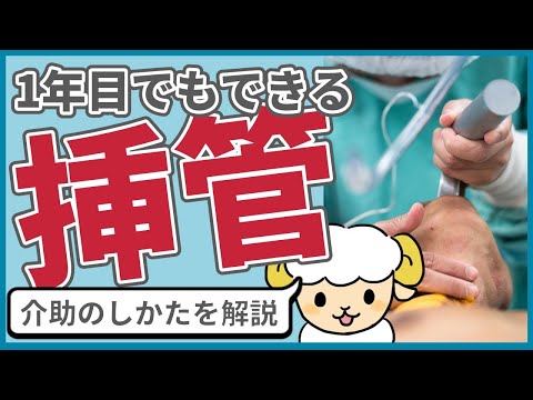 【できないとヤバい】気管挿管の介助を実演で解説