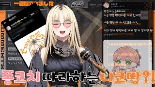 PON코땅으로 바꿔줘야 하나... ㅋㅋㅋㅋㅋ [ 코가네이 니코/홀로라이브 ]