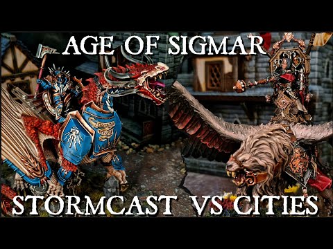 Stormcast Eternals Vs Cities of Sigmar. 2,000 points Age of Sigmar Battle Report.