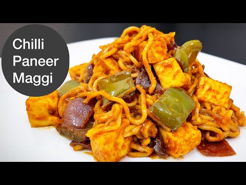 Chilli Paneer Maggi Recipe by Salty Bite |