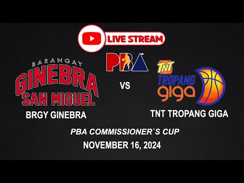 LIVE NOW! BRGY GINEBRA vs TNT TROPANG GIGA |PBA SEASON 49| November 16, 2024|NBA2K24 Simulation Only