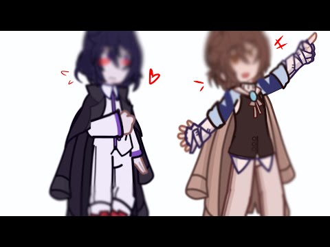 Stars | BSD | Fyozai / Dazfyo | Gacha Life 2 | Dazai Osamu & Fyodor Dostoevsky