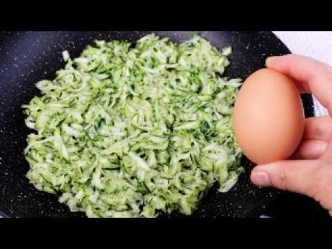 450g Zucchini with 2 eggs! A super easy and delicious breakfast recipe