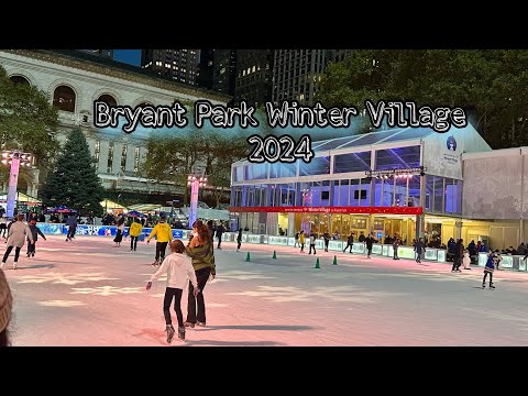 Bryant Park Winter Village 2024 Opening Night Complete Holiday Market Walkthrough