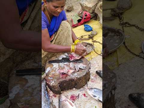 మృగశిర నెల ఆరంభం రోజు fish cutting kataram #fish #fishing #fishingvideo #fishcutting #shortsfeed