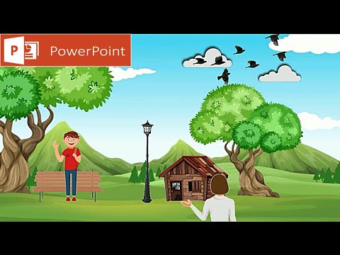 How To Create Cartoon Animation Video On PowerPoint || PowerPoint Tutorial