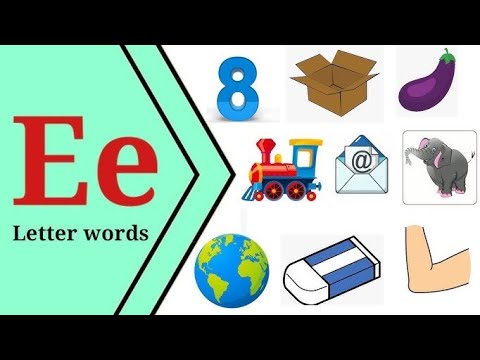 E sound words|| 20 E sound words||3 letter words||E sound words for kids||