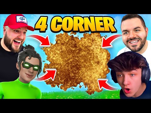 The 4 Corner Floor Is Lava Challenge!