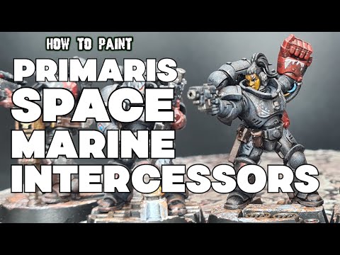 FEMALE SPACE MARINES?! Warhammer 40,000 Primaris Intercessor Build and Paint Tutorial