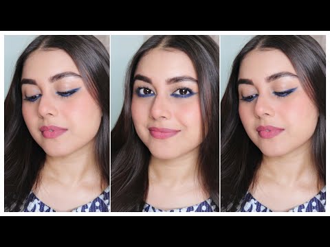 Captivating Blue Kohl Eyes | Effortless Summer Makeup 💙