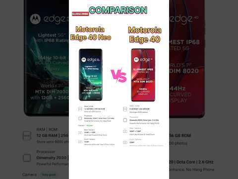 Moto Edge 40 neo vs Moto Edge 40 !! Motorola edge 40 neo review 👍#tecnicalguruji #vairalshort