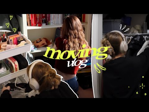 Moving Vlog ! 🏠📦  | packing, cleaning, organizing | dealing with change ♥