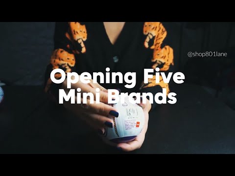 Unboxing 5 Zuru Mini Brands Surprise Balls for ASMR Fun! Ultimate Mini Brands Opening Experience!