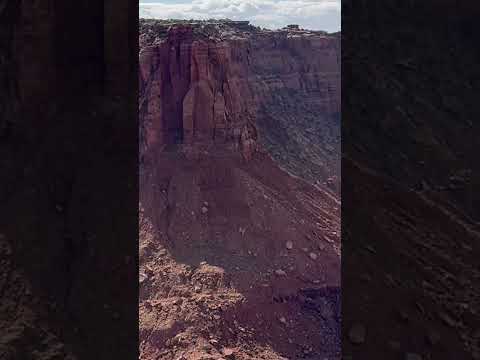 Amazing Canyonlands National Park Utah from Moab.  Hiking the Rim views #Shorts