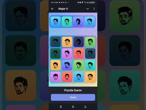 26 October- Major Puzzle Durov Solved Today #major #puzzle #daily #telegram #comb