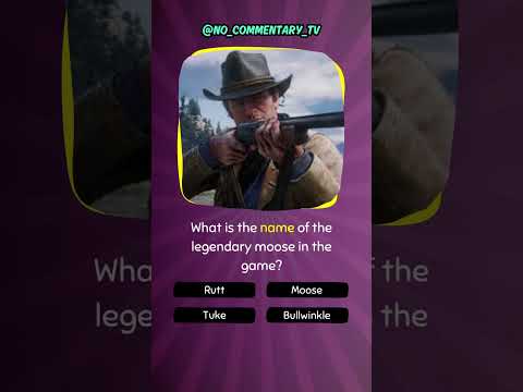 What is the name of the legendary moose in the game? #rdr2 #no_commentary_tv