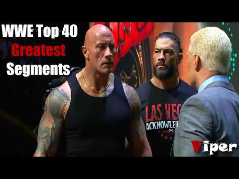 WWE Top 40 Greatest Segments Ever