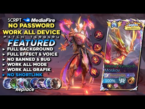 Script Skin Moskov AllStar Infernal Wyrmlord No Password | Full Effect & Voice - Latest Patch 2024