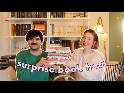 My Husband Picks My Book Haul!! *Surprise Unboxing*