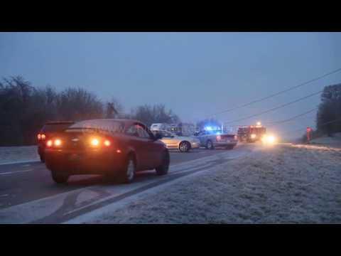 Chillicothe, Ohio Ice Storm Brings Down Powerlines & Stranded Motorists Interview