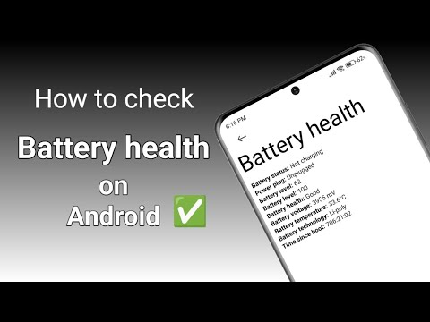 How to check battery health on Android