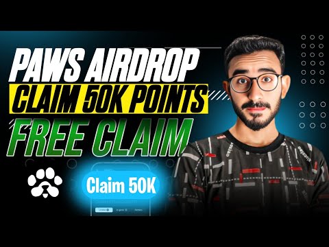 Paws Airdrop 50k Token Free Claim || Paws Airdrop New Task || Paws New Task Details Video