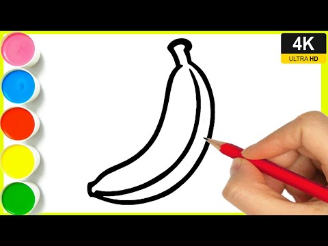 Banana Drawing easy || banana Drawing easy step by step || banana Drawing kaise banaen || By Arya