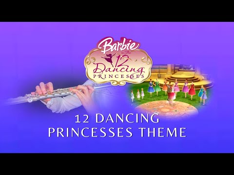 Barbie 12 Dancing Princesses Theme - Flute Cover (w. Sheet Music & Scene)