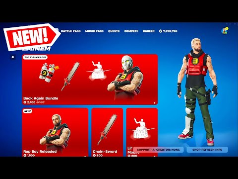 *NEW* FORTNITE EMINEM SKIN UPDATE! (Chapter 2 REMIX)