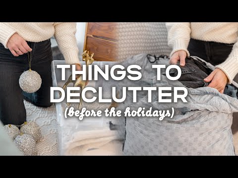 13 Things To GET RID OF (BEFORE The Holidays!) 🎄 | Easy Decluttering Ideas