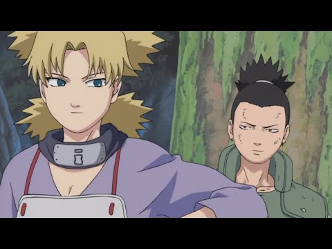 TEMARI SAVES SHIKAMARU & BATTLES WITH TAYUYA