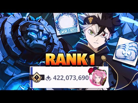 3 FREE PULLS! 422 MILLION DAMAGE - #1 IN THE WORLD! ADDRESSING THE "DRAMA"... |  Black Clover Mobile