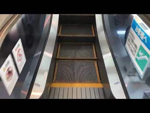 サンエーハンビータウン4階-3階エスカレーター/san-a Hamby Town 4th floor - 3rd floor escalator/MITSUBISHI