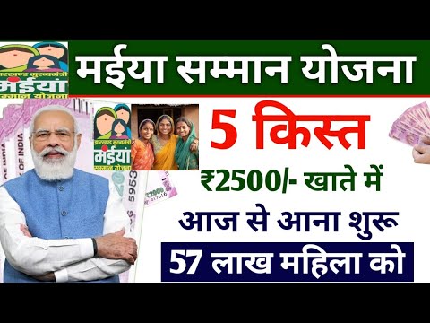 11 दिसंबर को महिलाओं के खाते में आएगा ₹2500| Maiya Samman Yojana 5 Kist Maiya Yojana 2500 kab milega