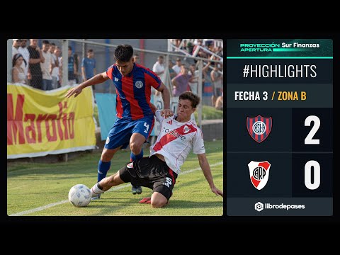 SAN LORENZO 2 - 0 RIVER I Resumen del partido I #TorneoProyección Sur Finanzas Apertura