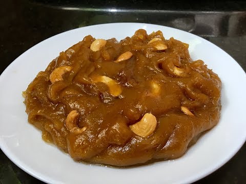 గోధుమపిండితో రుచికరమైన హల్వా || Wheat flour Halwa with jaggery || Simple sweet recipe(Halwa)