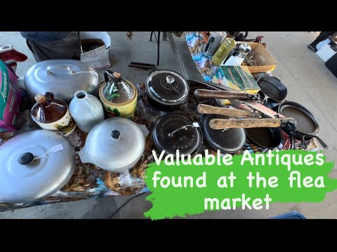 Valuable Antiques found at Jacksonville Fl flea market Vlog / Shop with me for Vintage  Video