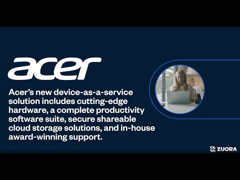 Visual Case Study - Acer + Zuora