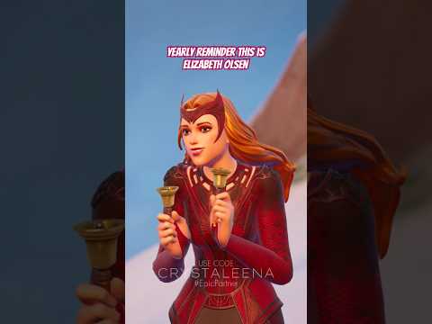 Winter Wonderland- Elizabeth Olsen Ft Snoop Dogg #fortnite #ScarletWitch #crystaleena  #Shorts