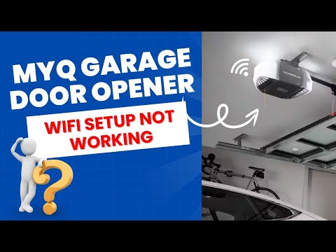 myq garage door opener not working?