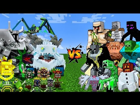 Mowzie's Mobs vs MUTANT MOBS - EPIC MINECRAFT BATTLE