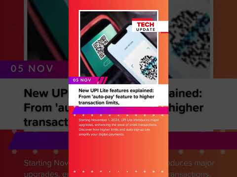 Discover the latest upgrades to UPI Lite, launching on November 1, 2024! From the new 'auto-pay