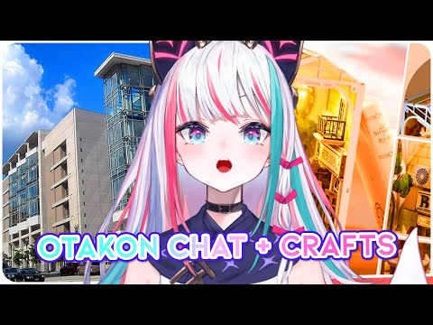 I went to OTAKON?!! Let's chat while crafting!【HANDCAM】