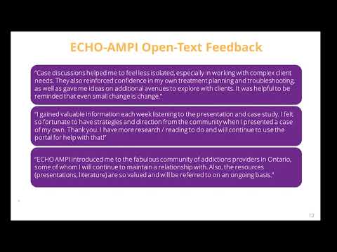 Echos of ECHO: Sharing our knowledge with others - ECHO Mental Health Ontario Coping with Covid