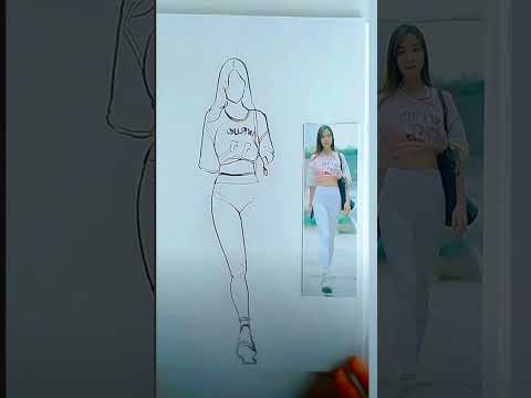 Sketch a mature and plump woman in 2 minutes