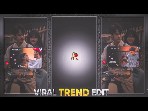 New Trending Instagram Photo moving Lyrics Video Editing in Alight Motion