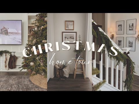 Christmas Home Tour 2023 || Neutral Christmas || Cozy & Relaxing