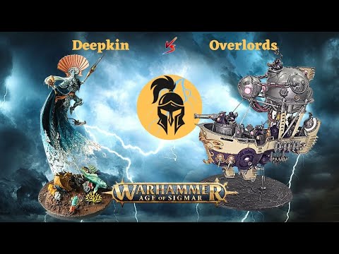 Age of SIgmar Battle Report: Idoneth Deepkin vs Kharadron Overlords!!